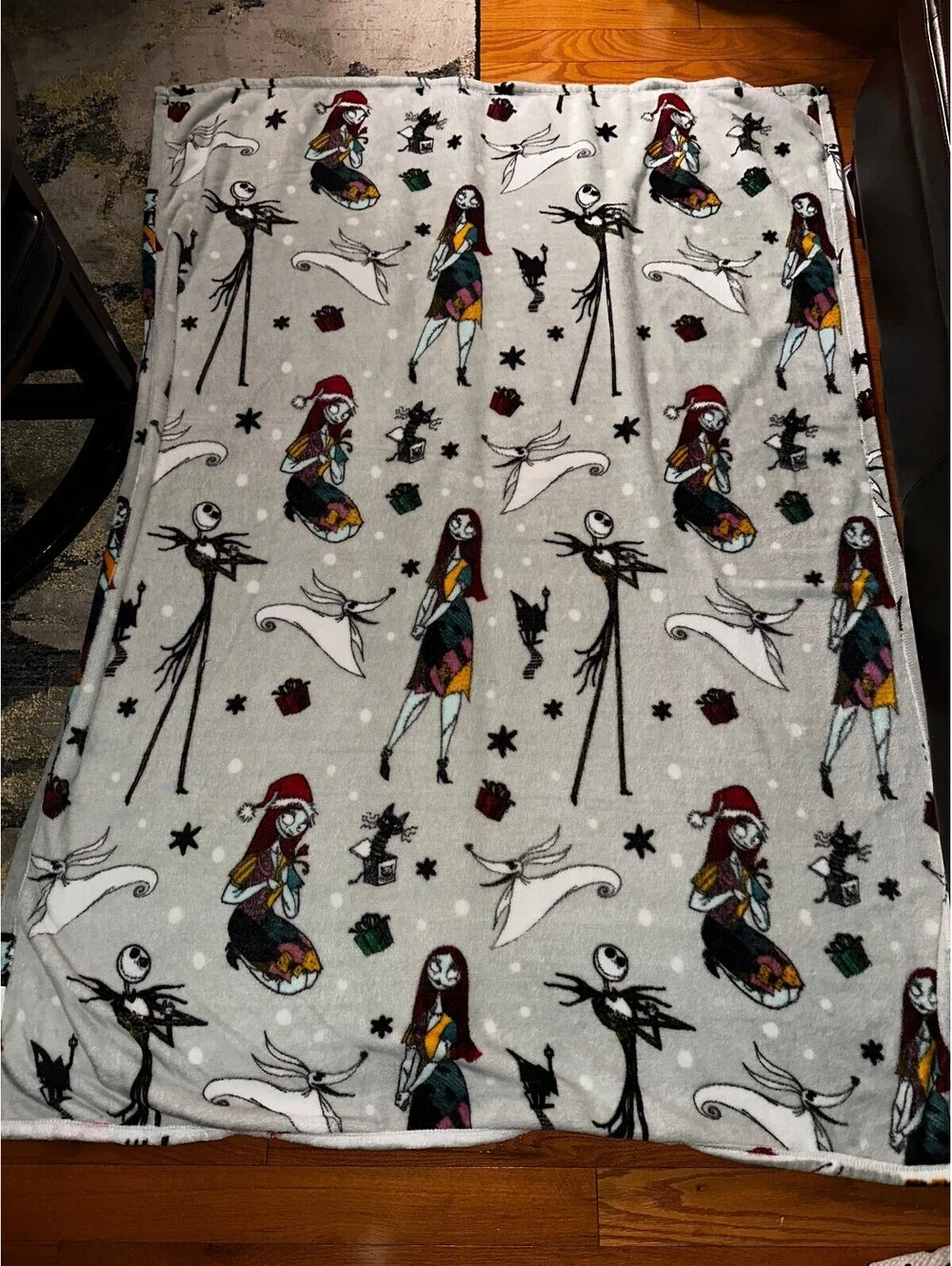 Nightmare Before Christmas Fleece Throw Blanket